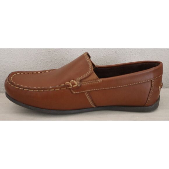 Florsheim 16564-257 Kids Sz 3M Saddle Tan Brown Jasper Venetian Jr. Loafers - Picture 5 of 12